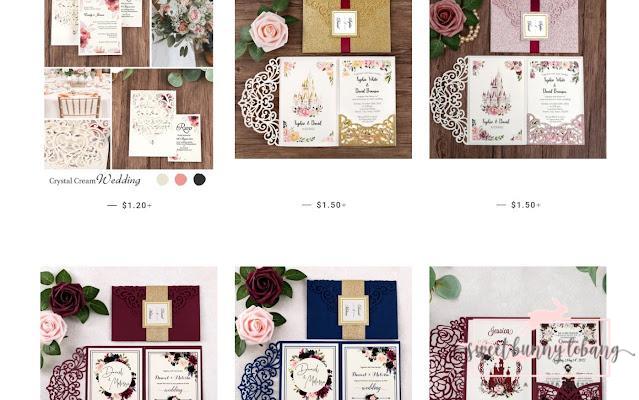My Wedding Journey 9 - Where to get beautiful and affordable wedding invitations 1 wedding cards