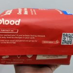 Blood Fun fact packaging side view